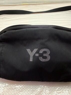 Y-3 Black Logo Waist Bag